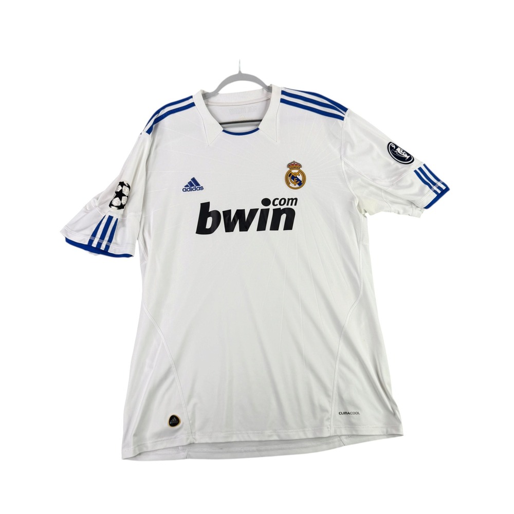 Real Madrid Jersey 2010 2011 Home Mens 2XL Adidas Bwin Champions League P96001